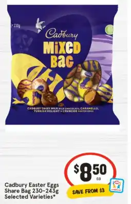 IGA Cadbury Easter Eggs Share Bag offer