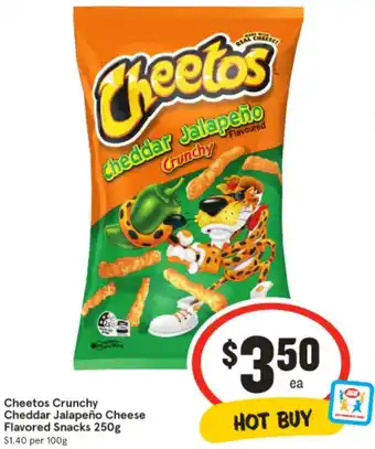 IGA Cheddar Jalapeño Cheese Flavored Snacks offer