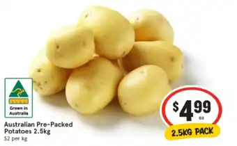 IGA Australian Pre-Packed Potatoes $2 per kg offer