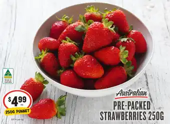 IGA Australian pre-packed strawberries offer