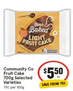 IGA Community Co Fruit Cake offer