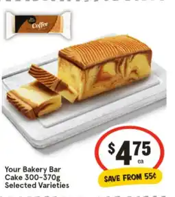 IGA Your Bakery Bar Cake  Selected Varieties offer