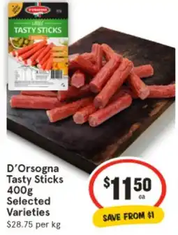 IGA D'Orsogna Tasty Sticks offer