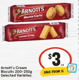 IGA Arnott's Cream Biscuits offer