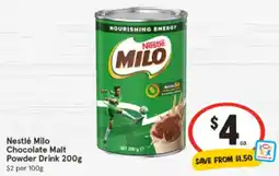 IGA Nestlé Milo Chocolate Malt Powder Drink offer