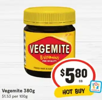 IGA VEGEMITE offer