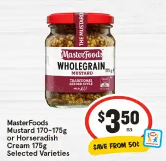 IGA MasterFoods Mustard or Horseradish offer