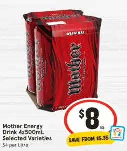 IGA Mother Energy offer