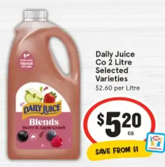 IGA Daily Juice Co offer