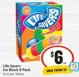 IGA Life Savers Ice Block offer