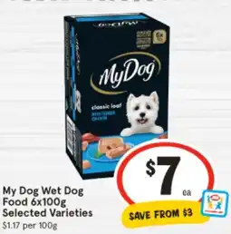 IGA My Dog Wet Dog Food offer