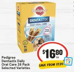 IGA Pedigree Dentastix Daily Oral Care offer