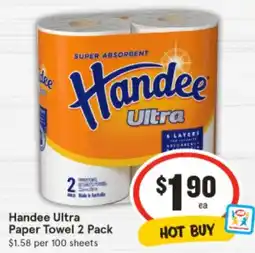 IGA Handee Ultra Paper Towel offer