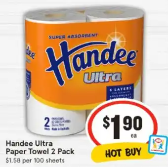 IGA Handee Ultra Paper Towel offer