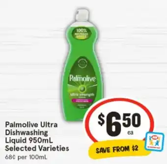 IGA Palmolive Ultra Dishwashing Liquid offer