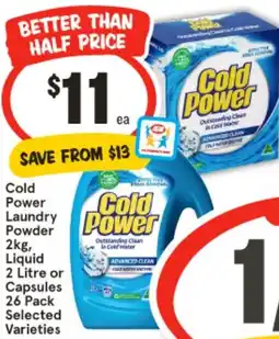 IGA Cold Power Outstanding Clean offer