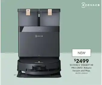 Harvey Norman ECOVACS 'DEEBOT X8 offer