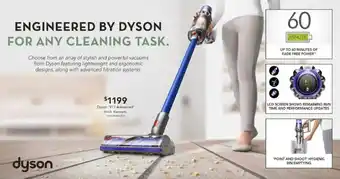 Harvey Norman Dyson 'V11 Advanced" Stick Vacuum offer