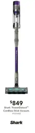 Harvey Norman Shark 'PowerDetect™ Cordless Stick Vacuum offer