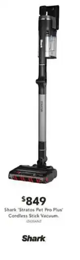 Harvey Norman Shark 'Stratos Pet Pro Plus" Cordless Stick Vacuum offer