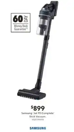 Harvey Norman Samsung 'Jet 95 Complete' Stick Vacuum. offer