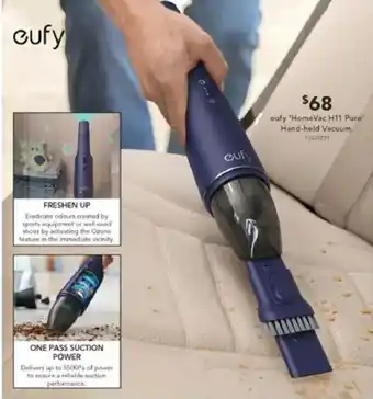 Harvey Norman eufy 'HomeVac H11 Pure' Hand-held Vacuum offer