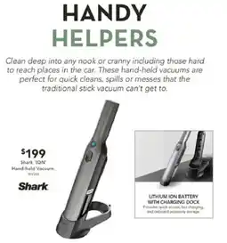 Harvey Norman Shark 'ION' Hand-held Vacuum, offer