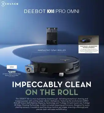 Harvey Norman ECOVACS 'DEEBOT X8 PRO OMNI offer