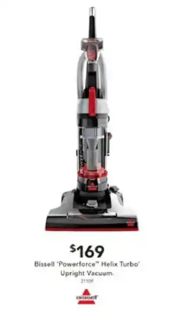 Harvey Norman Bissell 'Powerforce™ Helix Turbo' Upright Vacuum offer