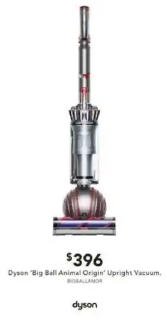 Harvey Norman Dyson 'Big Ball Animal Origin' Upright Vacuum offer