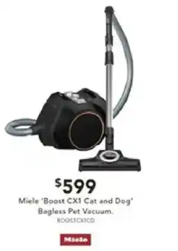 Harvey Norman Miele 'Boost CX1 Cat and Dog'Bagless Pet Vacuum offer