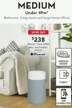 Harvey Norman Blueair 'Pure 32501 Max' Air Purifier offer