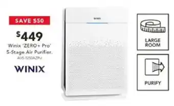 Harvey Norman Winix ZERO+ Pro 5-Stage Air Purifier offer