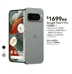 Harvey Norman Google Pixel 9 Pro 128GB. offer