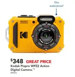 Harvey Norman Kodak Pixpro WPZ2 Action Digital Camera. offer