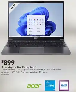 Harvey Norman Acer Aspire Go 15 Laptop offer