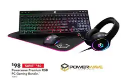 Harvey Norman Powerwave Premium RGB PC Gaming Bundle offer