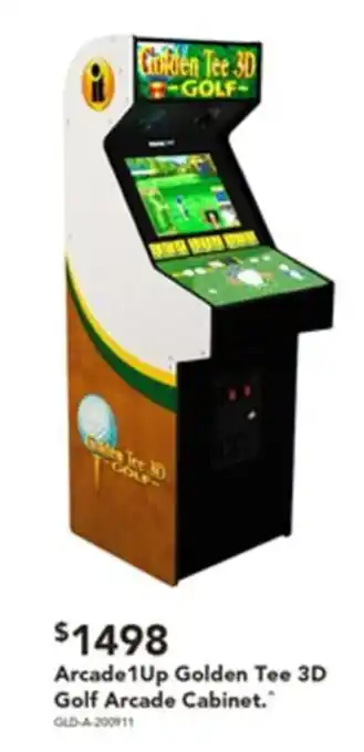 Harvey Norman Arcade 1Up Golden Tee 3D Golf Arcade Cabinet offer