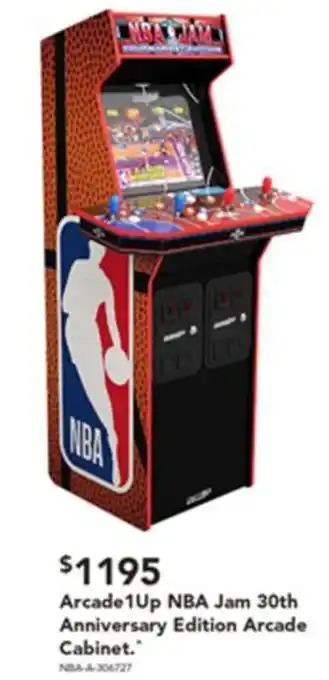 Harvey Norman Arcade 1Up NBA Jam 30th Anniversary Edition Arcade Cabinet. offer