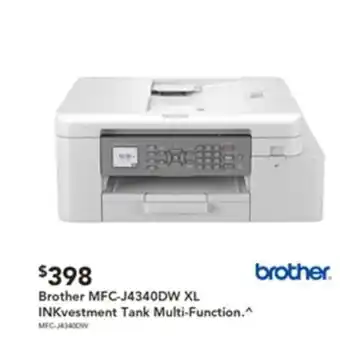 Harvey Norman Brother MFC-J4340DW XL offer