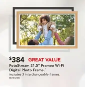 Harvey Norman FotoStream 21.5" Frameo Wi-Fi Digital Photo Frame offer