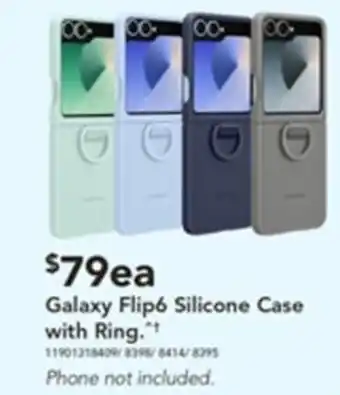 Harvey Norman Galaxy Flip6 Silicone Case with Ring offer