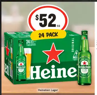 IGA Liquor Heineken Lager offer