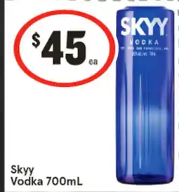 IGA Liquor Skyy Vodka offer