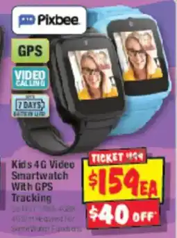 JB Hi-Fi Kids 4G Video Smartwatch GPS Tracking offer