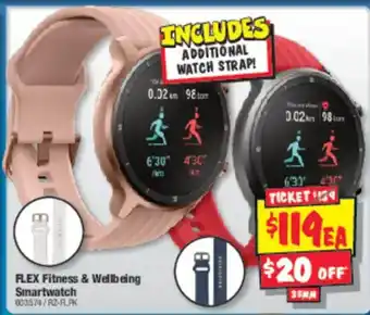 JB Hi-Fi FLEX Fitness & Wellbeing Smartwatch offer