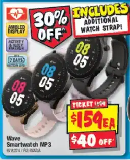 JB Hi-Fi Wave Smartwatch MP3 offer