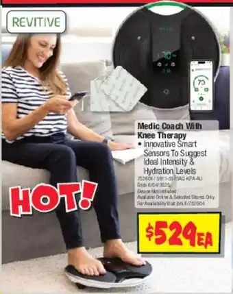 JB Hi-Fi Medic Coach With Knee Therapy offer