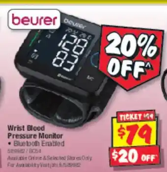 JB Hi-Fi Wrist Blood Pressure Monitor offer