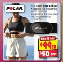 JB Hi-Fi H10 Heart Rate Sensor offer